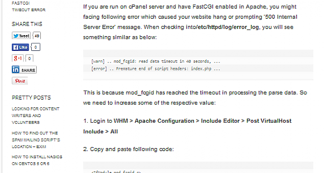 Apache Configuration Error