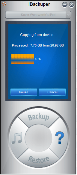 iBackuper is an iPod Access and Transfer Tool for Windows